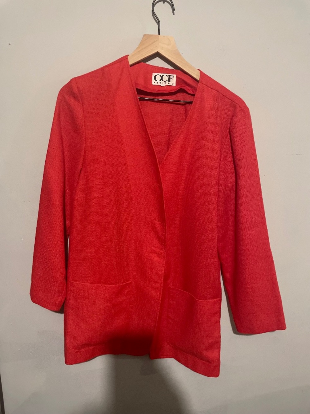 CCF Petites Woman's size MP orange jacket